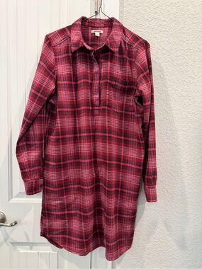 Goodthreads Red and Black Plaid Dress